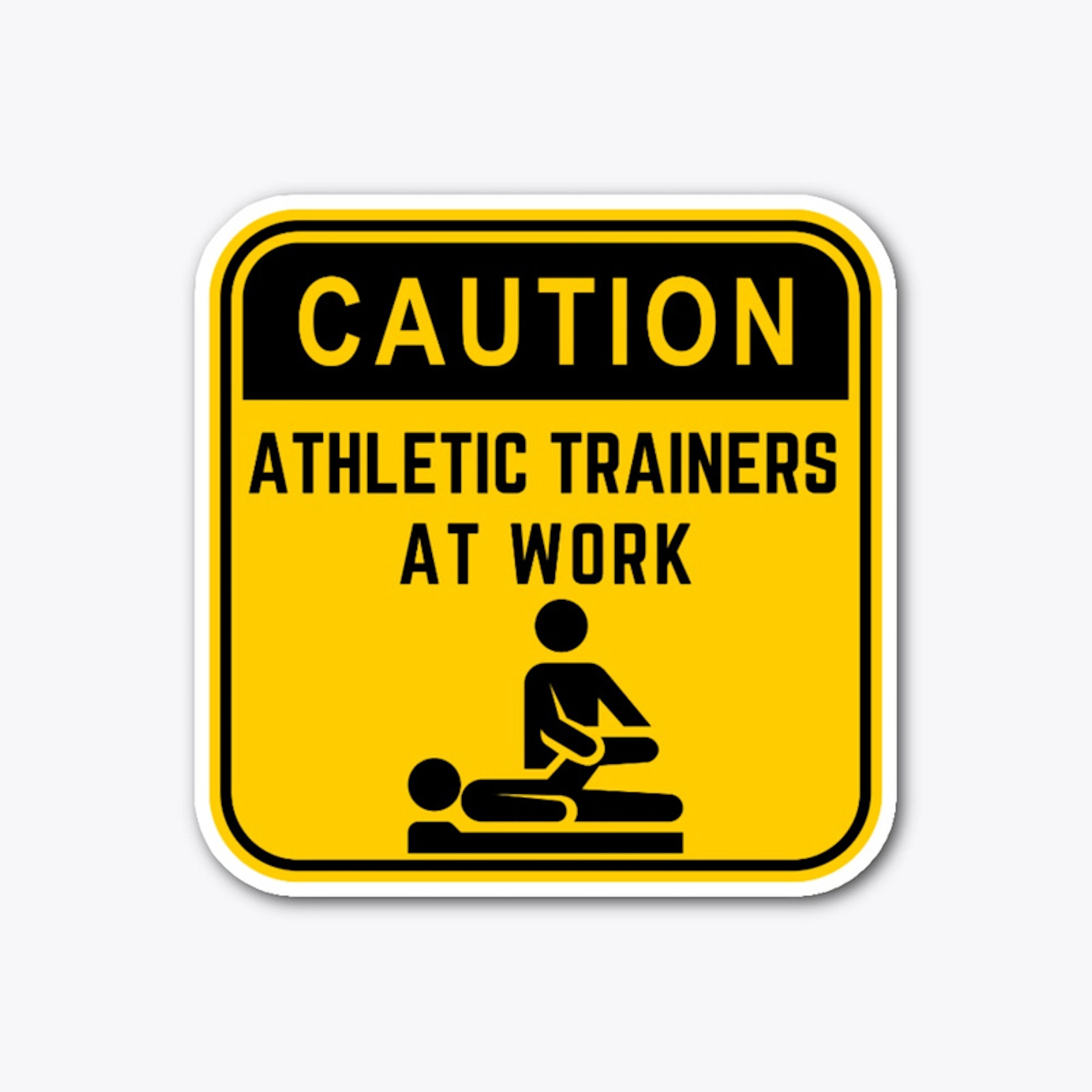 Athletic Trainers at Work Sticker